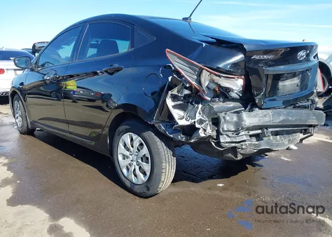 2016 Hyundai Accent Se из США, поврежденный, VIN KMHCT4AE7GU016622
